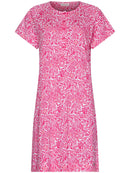 Button Nightdress - Dark Pink