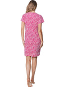 Button Nightdress - Dark Pink