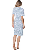 Button Nightdress - Blue