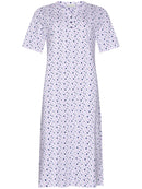 Button Nightdress - Dark Blue
