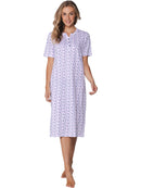 Button Nightdress - Dark Blue
