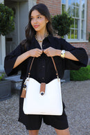 Andrea Hobo Tote - White