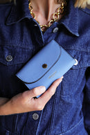 Marina Medium Purse - Cornflour Blue