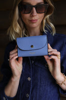 Marina Medium Purse - Cornflour Blue