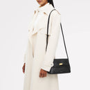 The Christina Flapover Crossbody - Black