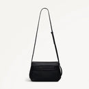 The Christina Flapover Crossbody - Black