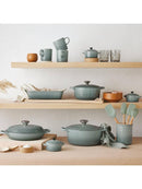 Signature Cast Iron Round Casserole 24cm - Sea Salt