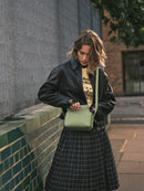 The Selina Small Flapover Cross Body Bag - Apple