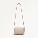 The Selina Small Flapover Cross Body Bag - Salt