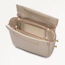 The Selina Small Flapover Cross Body Bag - Salt