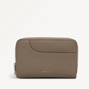 Pockets Medium Zip Around Purse - Coffee