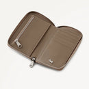 Pockets Medium Zip Around Purse - Coffee