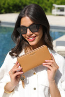 Ramona Large Purse - Camel