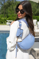 Lolly Sling Cross Body Bag - Cornflour Blue