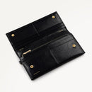 Chilton Grove Large Flapover Wallet - Black