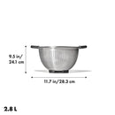 Stainless Steel Colander 2.8L