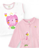 Tracksuit And T-Shirt - Lilac