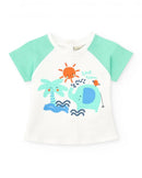 Jersey T-Shirt And Shorts - Green