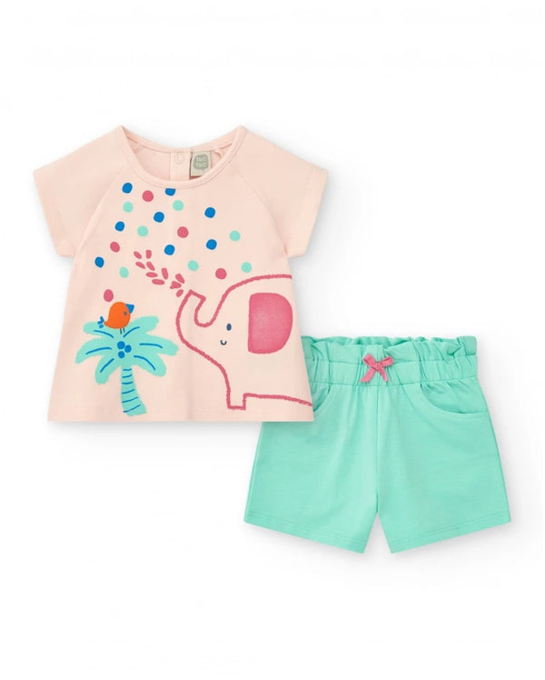 Jersey T-Shirt And Shorts - Pastel