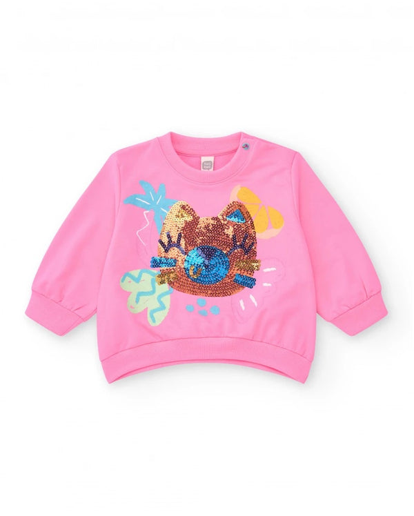 Plush Sweatshirt - Pink