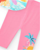 Jersey T-Shirt + Bikers Leggings - White