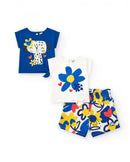 2 Jersey T-Shirt And Shorts - Blue