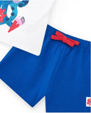 Jersey T-Shirt And Shorts - Blue