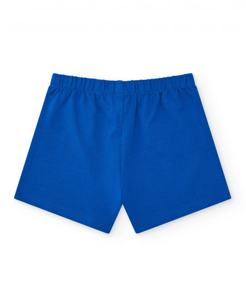 Jersey T-Shirt And Shorts - Blue