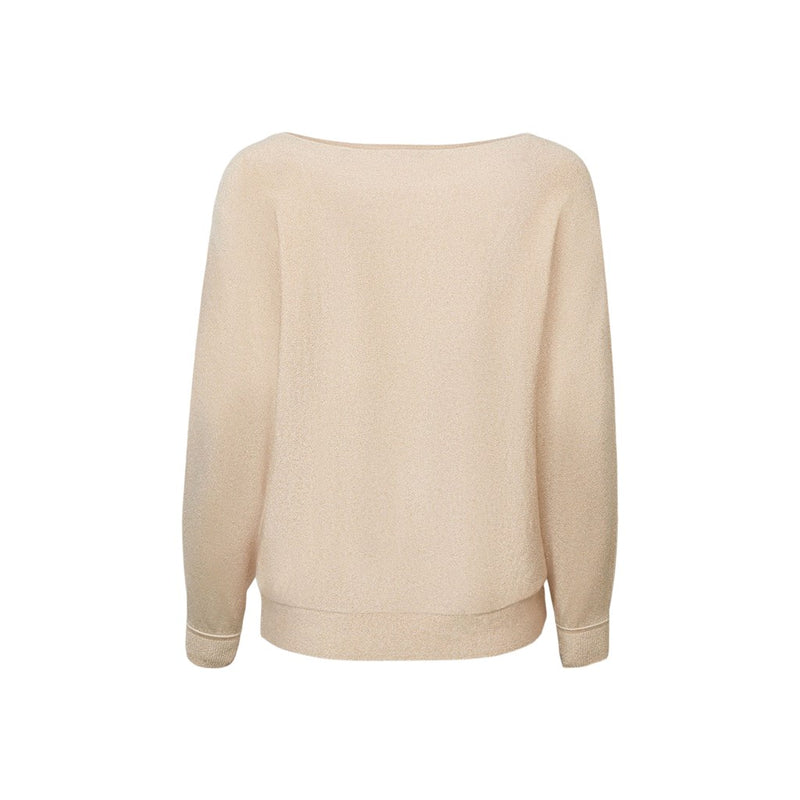 Round Neck Jumper - Gold