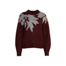 Jacquard Jumper - Bordeaux Red