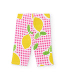 Picnic Lemonade Capri Leggings - Pink