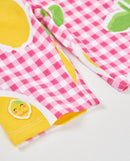 Picnic Lemonade Capri Leggings - Pink