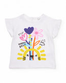 Retro Rainbow T-Shirt - White