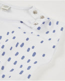 Retro Rainbow Dress - White