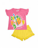 Picnic Lemonade T-Shirt &amp; Shorts - Pink