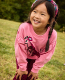 Set Fleece Sweatshirt &amp; trousers - Beaujolais
