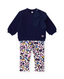 Set Fleece Sweatshirt &amp; leggings - Mediaval Blue