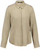 Diamonds & Jade Blouse - New Sage