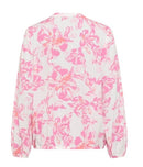 Back In Bloom Print Blouse - Candy Pink