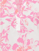Back In Bloom Print Blouse - Candy Pink