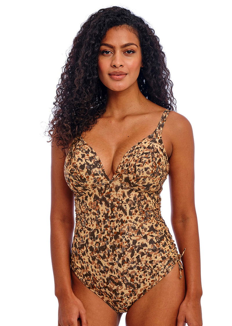 Arizona Wave Non Wired Swimsuit - Dune