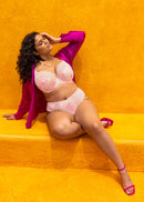 Lucie Underwire Plunge Bra - Cosmos