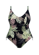 Tropical Retreat Non-Wired Swimsuit - Black