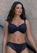Emmaline Uw Side Support Bra - Midnight