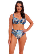 Seraya Sands Gathered Bikini - Denim