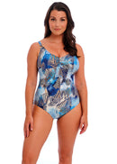 Seraya Sands UW V-Neck Swimsuit - Denim