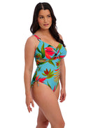 Pichola UW Twist Front Swimsuit - Aqua