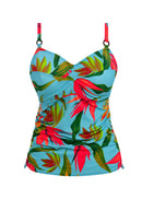 Pichola UW Twist Front Tankini - Aqua