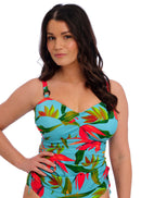 Pichola UW Twist Front Tankini - Aqua