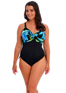 Talm Beach Twist Front Swimsuit - Black